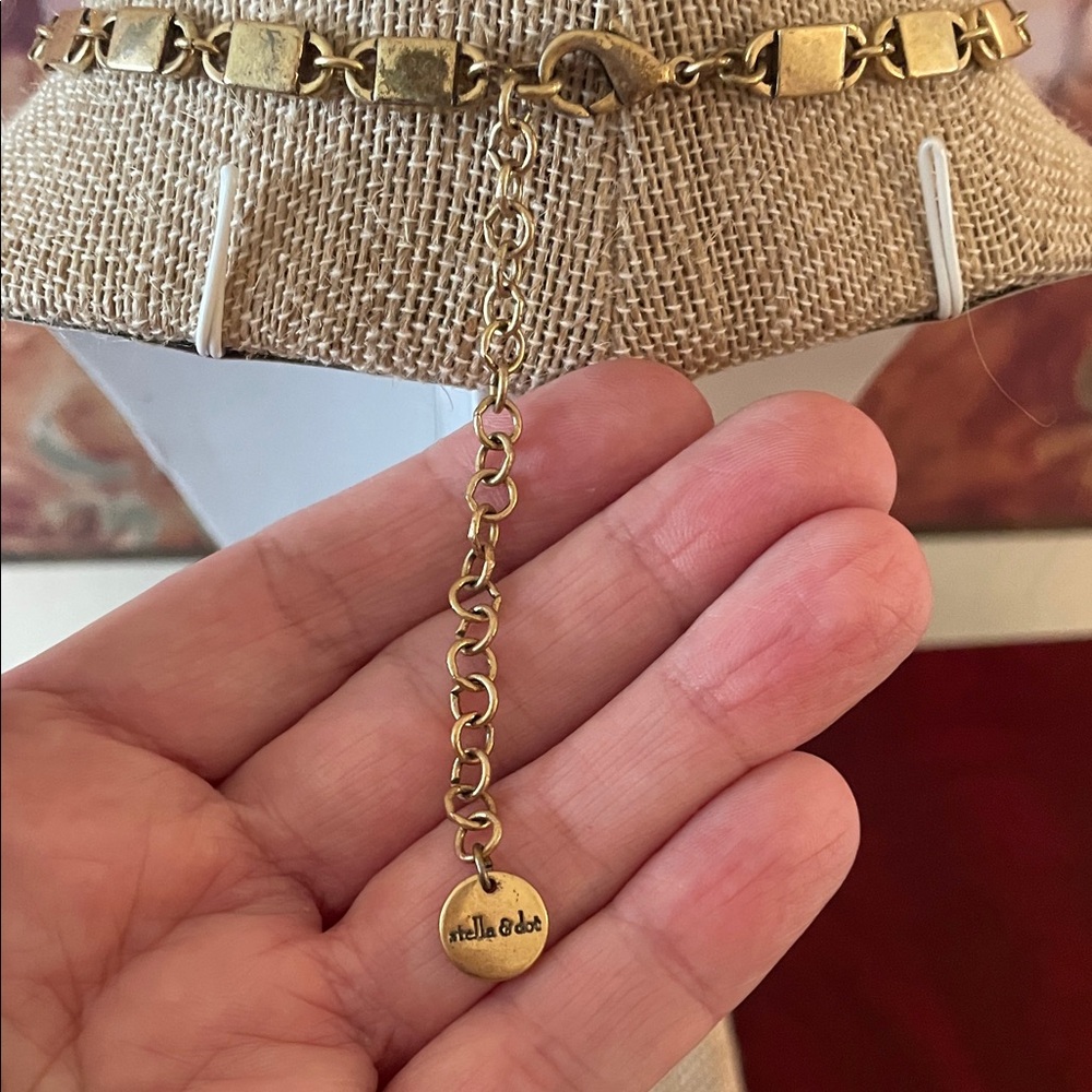 Stella & Dot Multicolor Floral Necklace - Picture 6 of 9